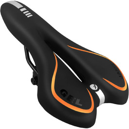 Велосипедне сідло MSDADA Gel MTB: комфортне, ергономічне, водонепроникне для MTB, BMX, шосе, міських велосипедів та спінбіків (чоловіче/жіноче)