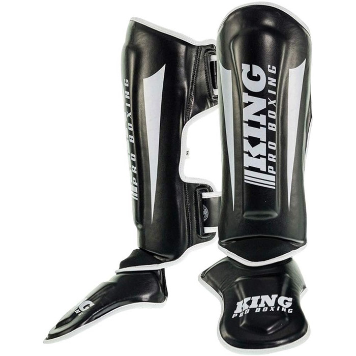 Захист гомілки KING PRO BOXING Revo 1, чорний, для боксу та єдиноборств