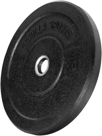 Олімпійські млинці GORILLA SPORTS 2 x 5 кг, гумові, 50 мм, для штанги