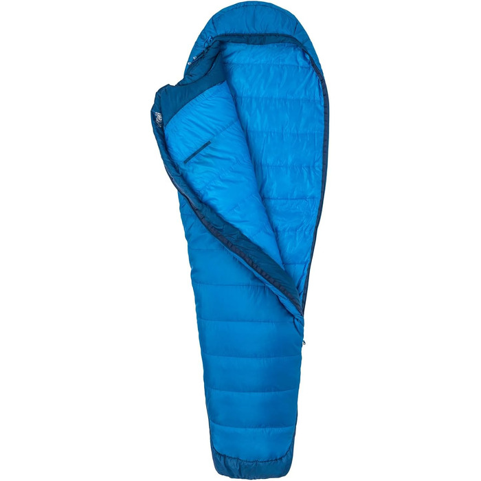 Спальний мішок Marmot Trestles Elite Eco 20 - легкий, теплий 3-сезонний для кемпінгу та трекінгу, Estate Blue/Classic Blue