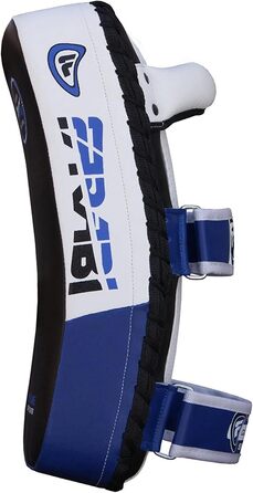 Подушки для ударів Farabi Sports Curved Kick Pads, сині - для кікбоксингу, ММА, Муай Тай, тренувань та кікбоксингу