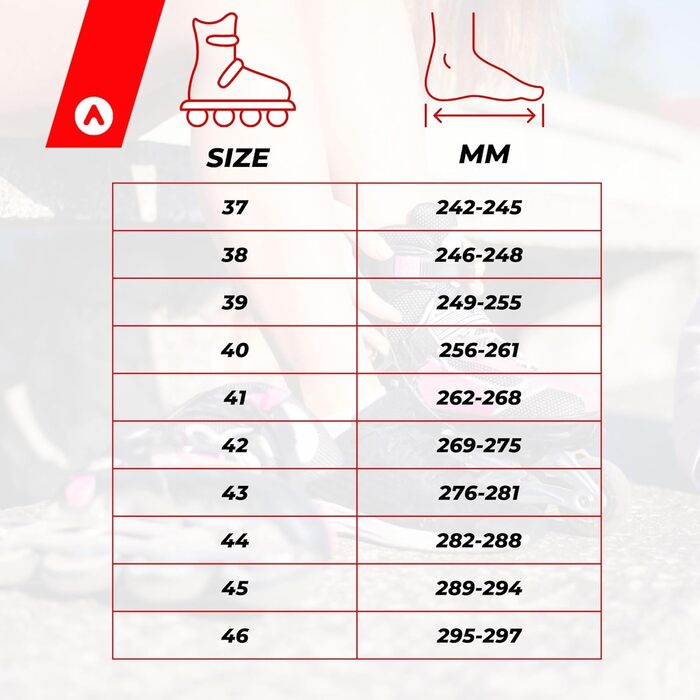 Ковзани жіночі ATTABO Bliss, 37-42 EU, регульовані, з алюмінієвою пластиною та колесами 80 мм, PU-підшипники ABEC-7