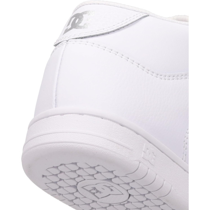 Кросівки DC Shoes Manteca 4 Mid для жінок, білий/сріблястий, 37.5 EU