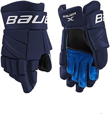 Дитячі хокейні рукавички Bauer S21 X NAVY8, сині