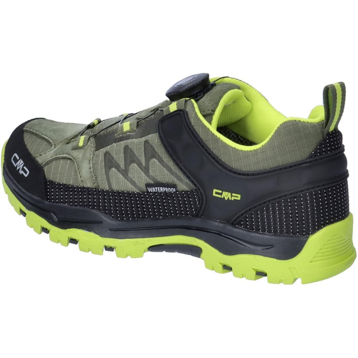 Дитячі трекінгові черевики CMP Kiruna FITGO WP, 37 EU, колір Kaki Acido