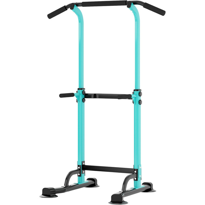 Турнік Soges для дому з турніком та штанготримачем, зелений/блакитний