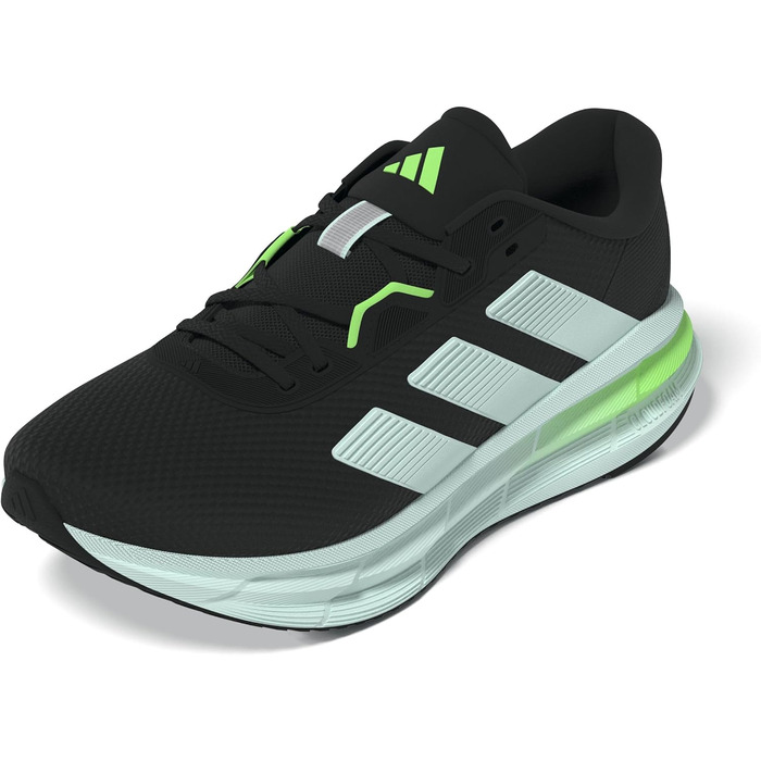 Кросівки жіночі Adidas Galaxy 7 Core Black Halo Mint Lime Burst (36 2/3 EU)