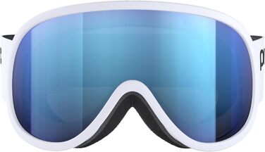Лижна маска POC Retina Mid – максимальне поле зору та точність для катання у високогір'ї, біло-блакитна