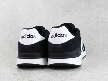 Чоловічі легкі спортивні кросівки adidas Run 60s 4.0, чорні, JR6622, 43 1/3