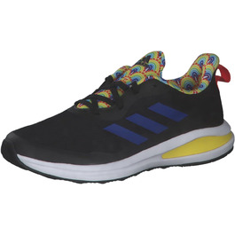 Кросівки Adidas Fortarun K для хлопчиків, розмір 38 2/3 EU, чорний/королівський синій/жовтий