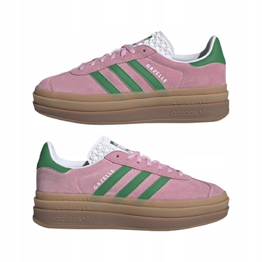 Жіночі спортивні кросівки Adidas Gazelle Bold, колір True Pink, розмір 38
