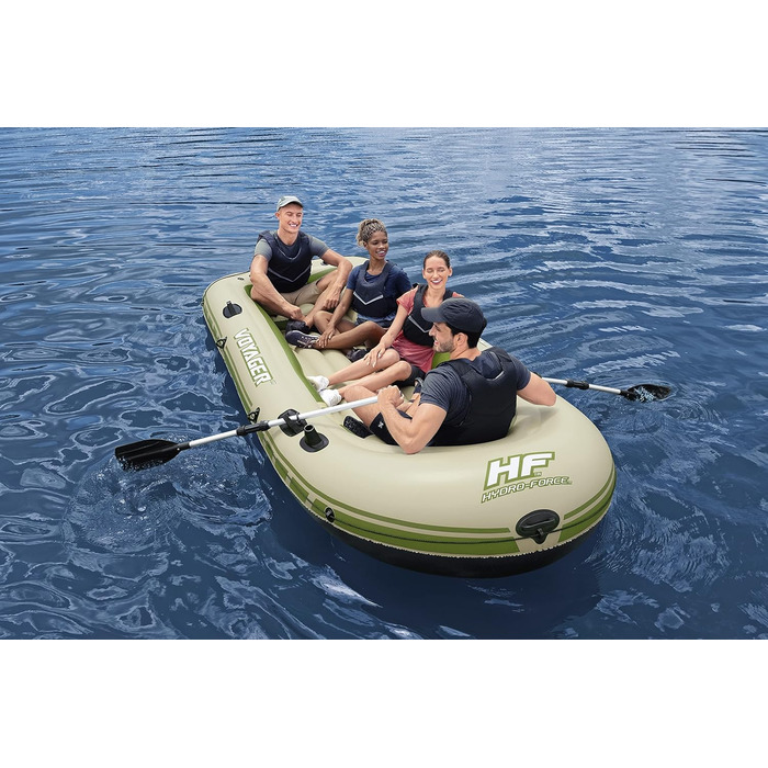 Надувний човен Bestway Hydro-Force Voyager X4 комплект 350×145×49 см