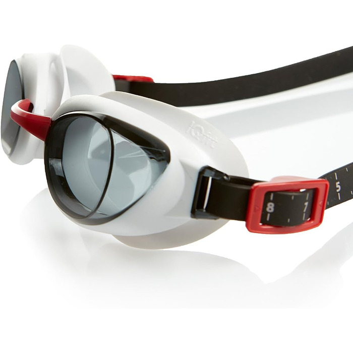 Унісекс окуляри для плавання Speedo Aquapure, антифог, універсальний розмір, червоні/димчасті