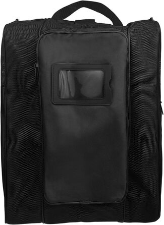 Сумка для ковзанів VPRO: для ковзанярства на льоду та роликів, з ремінцем, чорна