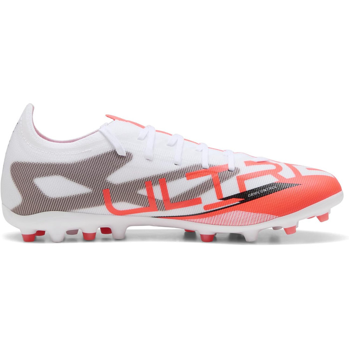 Кросівки футбольні PUMA Ultra 5 Match Mg (40 EU, білий/чорний/червоний)