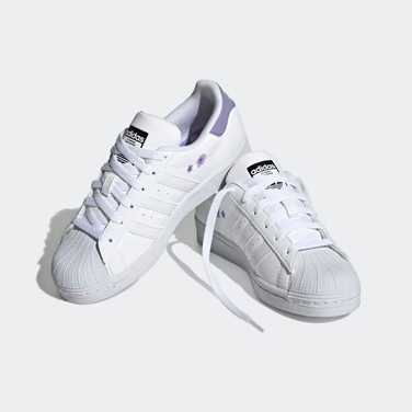 Кросівки Adidas зі штучної шкіри, білі, розмір 36