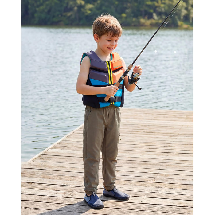 Шолом для плавання Owntop для дітей та юнаків, регульована жилет, унісекс, безпечні застібки для SUP, каякінгу, риболовлі, вітрильного спорту, багатокольоровий