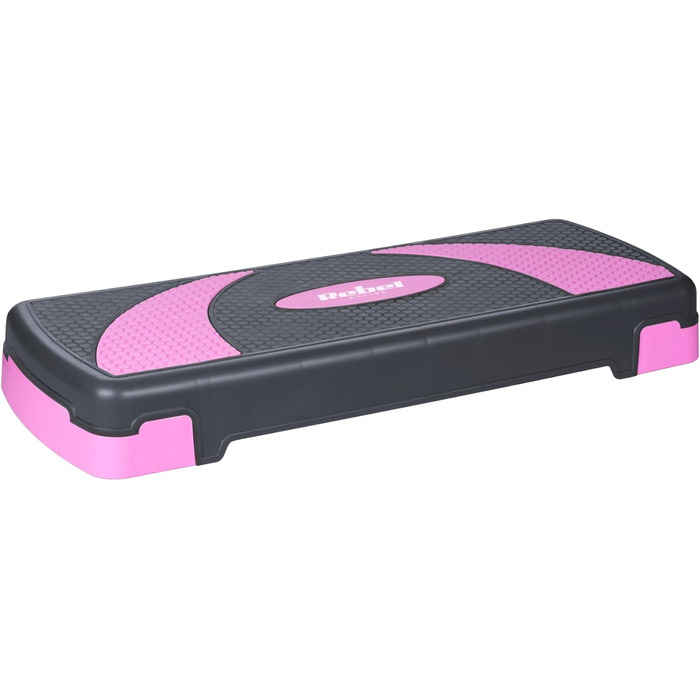 Сходи для аеробіки та фітнесу Rebel Step RBA-3225-PU (3 сходи, сіро-фіолетовий)