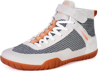 Черевики для боротьби, боксерські, фітнес, важкої атлетики та пауерліфтингу з плоскою підошвою (42 EU, Бежевий)