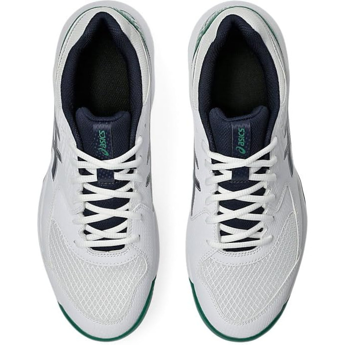 Тенісні кросівки ASICS Dedicate 8 Clay Mann Blau Weiß (42.5 EU, Широкий, Білий Midnight)