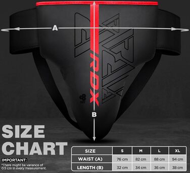Чоловічий захист для боксу та єдиноборств RDX, шкіра Maya Hide, глибокий захист, MMA, кікбоксинг, муай-тай, таеквондо, гандбол, карате