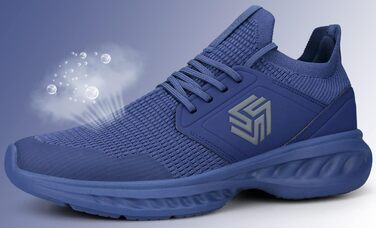 Чоловічі кросівки для ходьби та бігу Slip-On, не слизькі, дихаючі, легкі, для залу, темно-синій (41 EU)