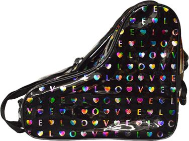 Сумка для роликових ковзанів Epic Skates Limited Edition, чорна, універсальний розмір, глянцева, Love