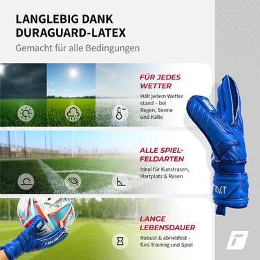 Воротарські рукавички Reusch Attrakt Silver Junior для дітей | Розміри 3-8 | Сріблястий латекс для ідеального зчеплення | Ергономічний дизайн для маленьких рук | Міцні для тренувань та гри