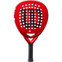 Падель ракетка Wilson Bela Elite V2.5, карбон/EVA, 365 г, червона