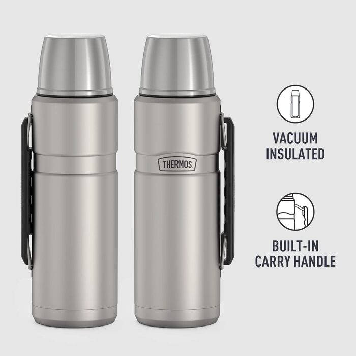 Термос Thermos King 1,18 л з нержавіючої сталі 18/8 для напоїв