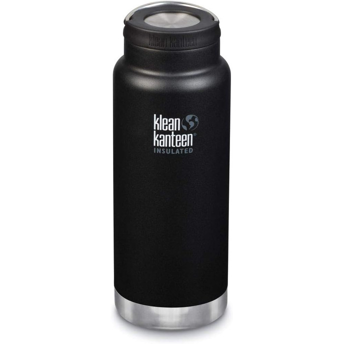 Пляшка для води Klean Kanteen Classic 591 мл, чорна матова, універсальна