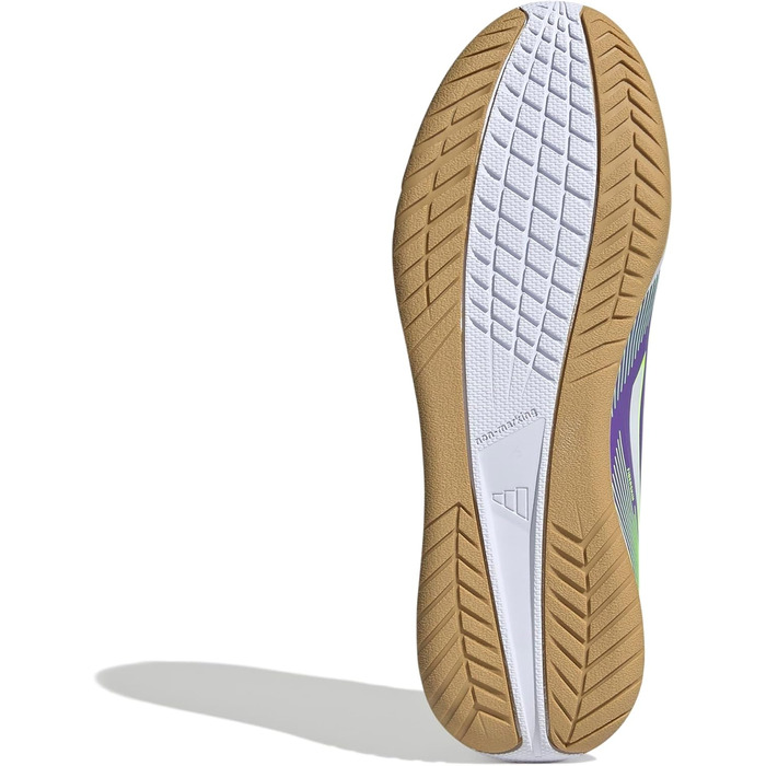 Дитячі футбольні бутси adidas F50 Club Indoor для залу, 34 EU, Purple Rush/Cloud White/Lucid Lemon