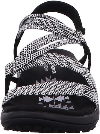 Сандлії Skechers Reggae Slim Stretch Appeal Z-gore на підборах (36 EU, чорно-білі)