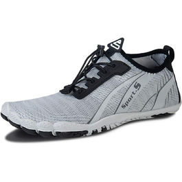Взуття IceUnicorn без пальців для чоловіків та жінок, аквашузи, фітнес-взуття, пляжні та плавальні черевики, сірі, 39 EU