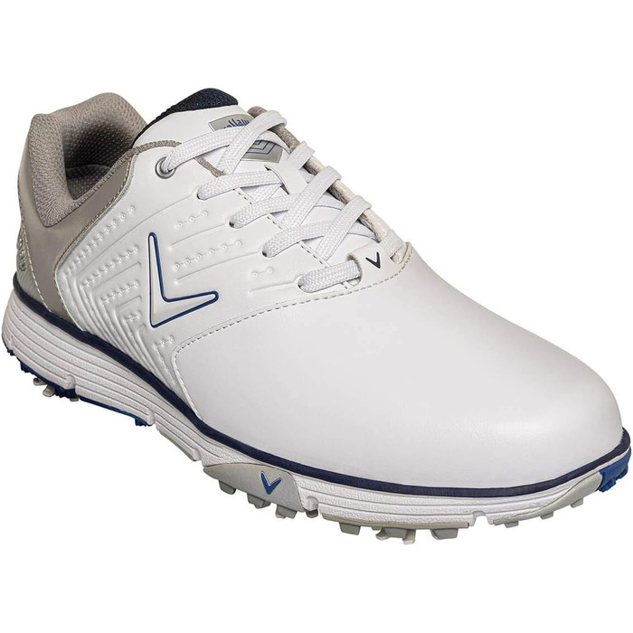Гольф черевики чоловічі Callaway Chev Mulligan S Waterproof White Navy 44.5 EU