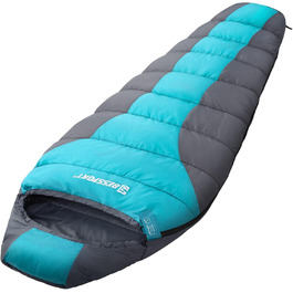 Спальний мішок Bessport Outdoor 3 сезони, маленький та ультралегкий, для дорослих, теплий, водовідштовхувальний, блакитний, для кемпінгу та трекінгу