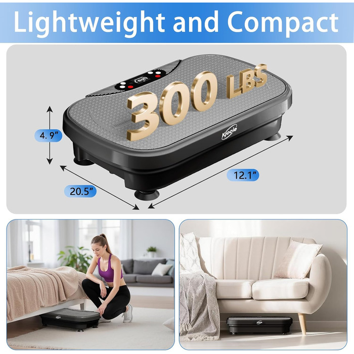 Віброплатформа для фітнесу з гумовими амортизаторами: схуднення, лімфодренаж, тренування всього тіла