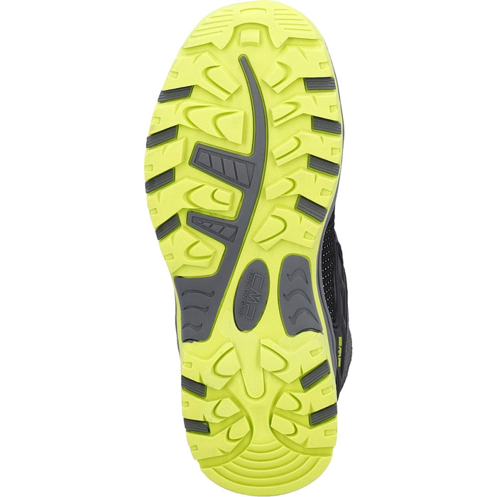 Дитячі трекінгові черевики CMP Kiruna MID FITGO, колір Piombo-Acido Piombo Acido, 33 EU