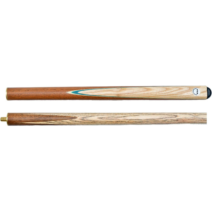 Набір для більярду HD Billard Queue Set: 2-секційна кий з благородного дерева, 147 см, для пулу та снукеру, змінна шкіряна насадка, крейда та запасні насадки