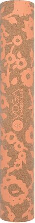 Килимок для йоги Yoga Design Lab з корка, екологічний, для хот-йоги, бікраму, аштанга, інтенсивних тренувань, преміум-якість, з ременем