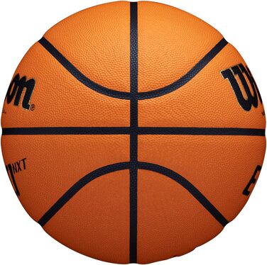 Баскетбольний м’яч Wilson EVO NXT FIBA, композитна шкіра, розмір 7, для залу, коричневий