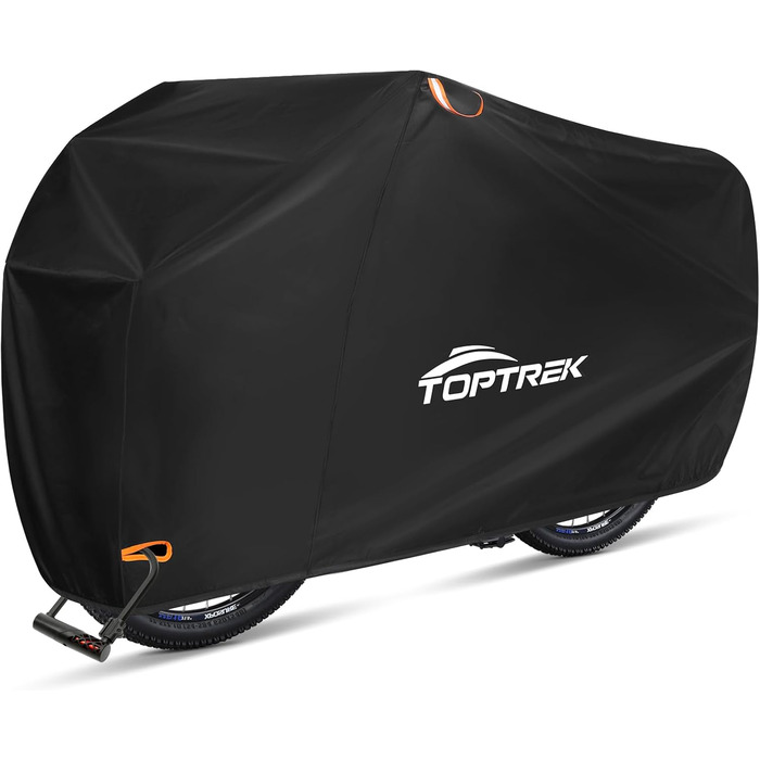Водонепроникний чохол для велосипеда Toptrek: захисна накидка 200x110x70 см з оксфордської тканини 420D