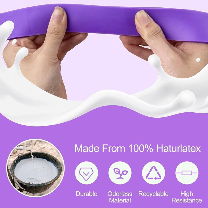 Набір фітнес-гумок Newpop 5 шт. для силових тренувань, йоги та розтяжки