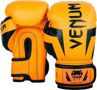 Дитячі боксерські рукавички Venum Elite, флуоранжеві, розмір S