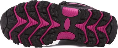 Трекінгові черевики для туризму: жіночі та чоловічі, зручні, легкі, з неслизькою підошвою, розміри 36-45 EU, кольори чорний та рожевий