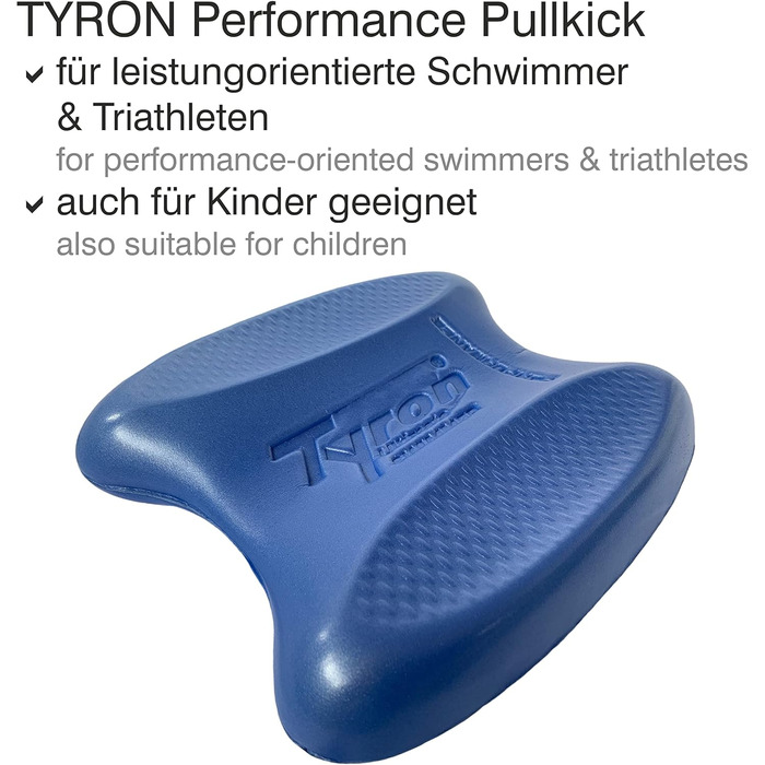 Tyron Performance Pullkick – плавальна дошка для тренувань, універсальна, міцний пластик, синя