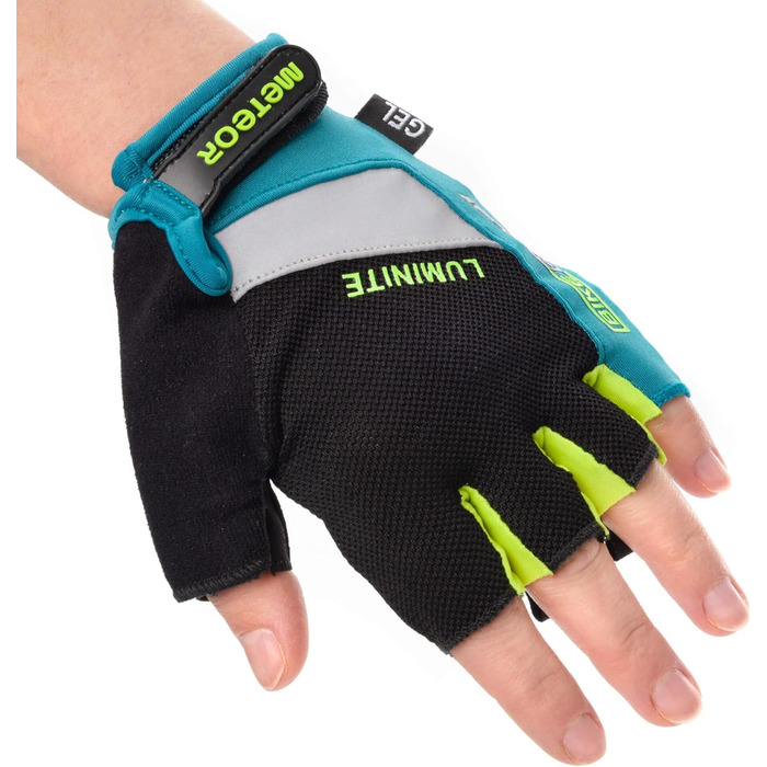 Рукавички Meteor Radhandschuhe MTB Green для гірського велосипеда (XXS, темно-зелений/зелений)