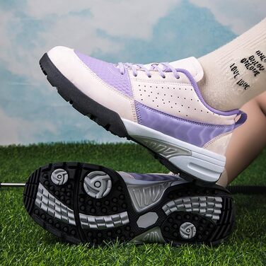 Водонепроникні дихаючі гольф-туфлі без шипів для жінок та чоловіків, 43 EU, фіолетовий