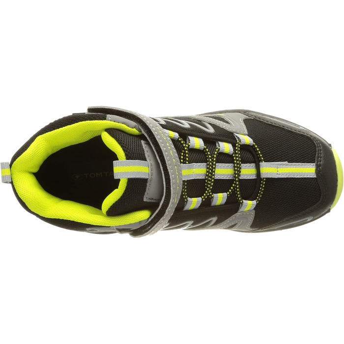 Дитячі кросівки TOM TAILOR 4271102 для ходьби (40 EU, чорно-сіро-неоново-жовті)