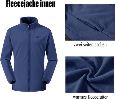 Жіноча 3-в-1 куртка Ysento: водонепроникна, вітрозахисна, з флісовою підкладкою, для активного відпочинку, з капюшоном (S, Морська)